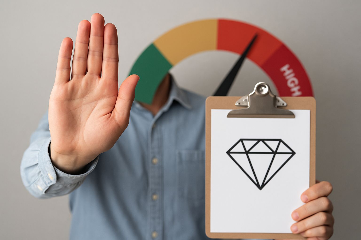 Infografik med rubriken "Riskundvikande" och ett pussel med en röd bit som faller bort.